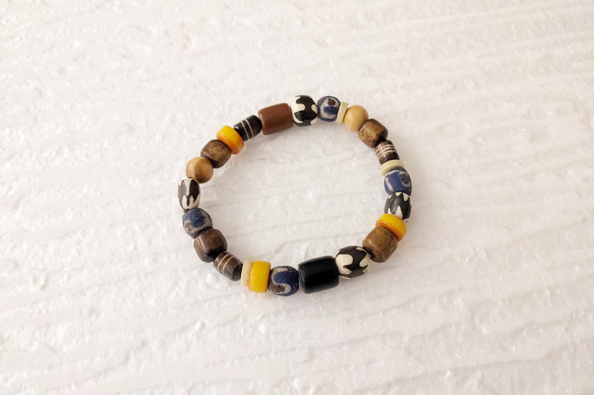 Men's african bead bracelet deals
