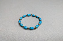 Lade das Bild in den Galerie-Viewer, Kinderarmband aus Papierperlen Blau Pearls of Africa