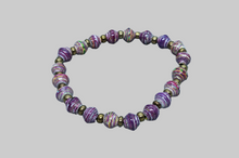 Load image into Gallery viewer, *New* African children's bracelet made of fine, round paper beads "Mitsou Children"