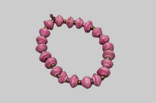 Load image into Gallery viewer, *New* African children's bracelet made of fine, round paper beads "Mitsou Children"