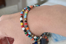 Lade das Bild in den Galerie-Viewer, Glasperlenarmband „Murano (mit Verschluss)“ – zart & sicher