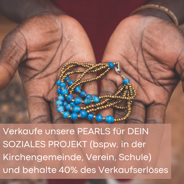 Charity campaign: Sell our PEARLS at your event and keep 40% of the sales proceeds for your heart project