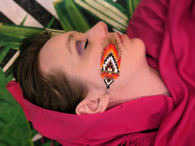 Load image into Gallery viewer, Massai Perlenohrringe aus Massaiperlen
