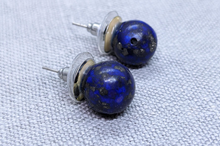 Load image into Gallery viewer, *New* African glass bead earrings with studs - unique
