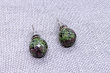 Load image into Gallery viewer, *New* African glass bead earrings with studs - unique
