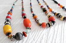 Load image into Gallery viewer, Colorful glass pearl necklace &quot;Maiduguri&quot;
