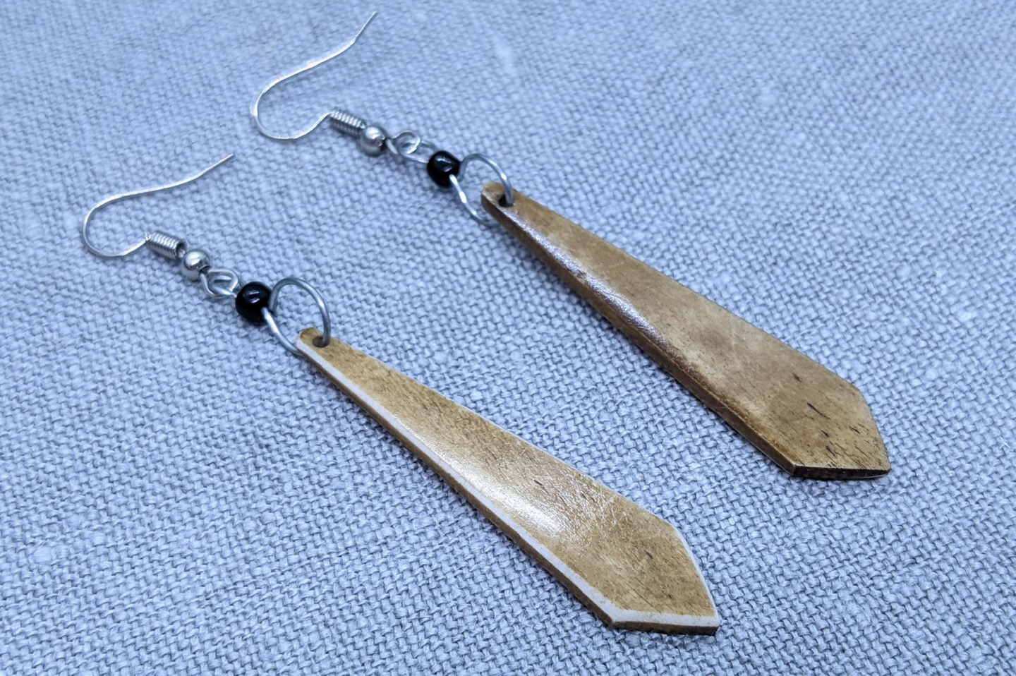 *New* African horn earrings - unique