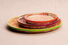 Load image into Gallery viewer, Medium-sized decorative tray made of recycled paper &quot;Kampala M&quot;
