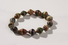 Load image into Gallery viewer, Paper bead bracelet &quot;Africa 1 Row&quot;
