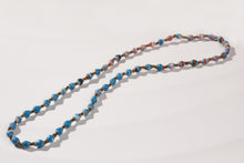 Load image into Gallery viewer, Short, fine necklace with paper beads &quot;La Petite Malaika&quot;
