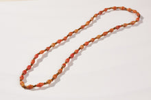 Load image into Gallery viewer, Short, fine necklace with paper beads &quot;La Petite Malaika&quot;
