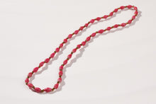 Load image into Gallery viewer, Short, fine necklace with paper beads &quot;La Petite Malaika&quot;
