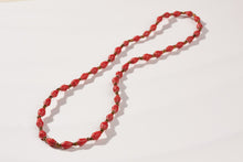 Load image into Gallery viewer, Short, fine necklace with paper beads &quot;La Petite Malaika&quot;
