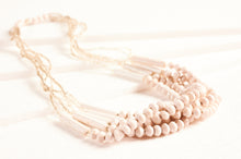 Load image into Gallery viewer, Stylish pearl necklace with paper pearls &quot;Little Sister Act&quot;

