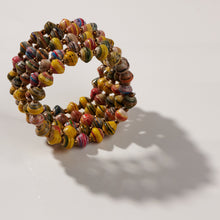 Load image into Gallery viewer, Creole bracelet with paper beads &quot;Viva Bangle&quot;
