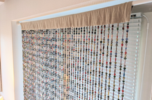 Load image into Gallery viewer, Colorful curtain made of African paper beads handmade &quot;RABEA&quot;

