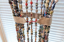 Load image into Gallery viewer, Colorful curtain made of African paper beads handmade &quot;RABEA&quot;
