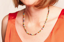 Lade das Bild in den Galerie-Viewer, Murano Schmuckset aus Glasperlen mit Kette und Armband
